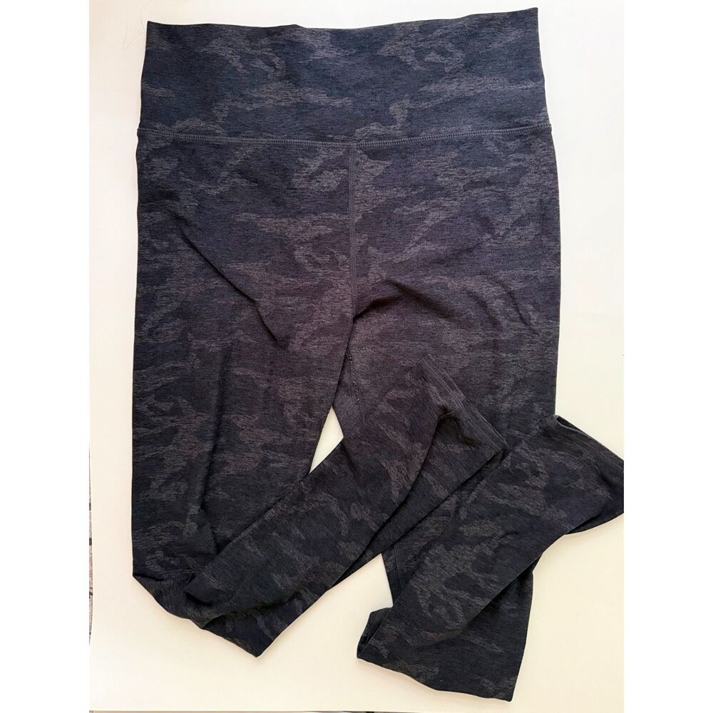 Vuori Clean Elevation Ultra High Rise Women's Leggings Large Black Camo